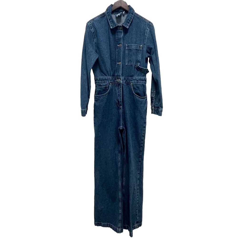 The Ragged Priest Questioner Long Sleeve Dark Blue Boiler Suit Size Small